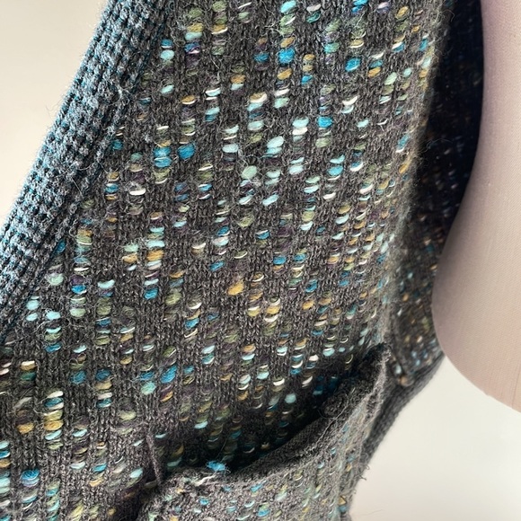 Anthropologie MOTH Keavy chunky tweed cardigan jacket sweater open front M - Picture 10 of 17